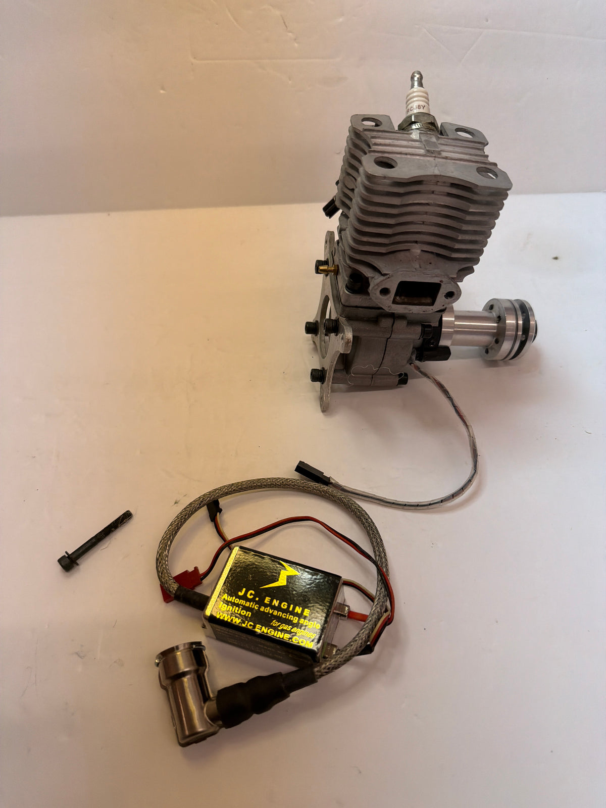 JC Engines 51cc (Area 51) Petrol Petrol Engine Gagsoline Slingle Cylinder Side Exhaust 2-Stroke Petrol Engine Second Hand