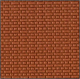 4mm Scale English Bond Brickwork (Metric) *BRICK Coloured* (