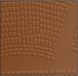 4mm Paved Roadway Setts *BRICK Coloured* (13.5 x 9.5)