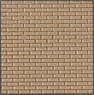 7mm Plain Bond Brickwork STONE Colour