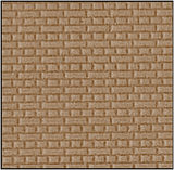 7mm English Bond Brickwork STONE Colour