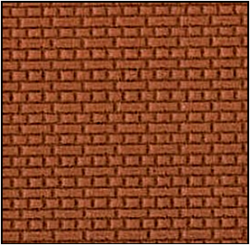 7MM English Bond Brickwork for Arches BRICK Colour