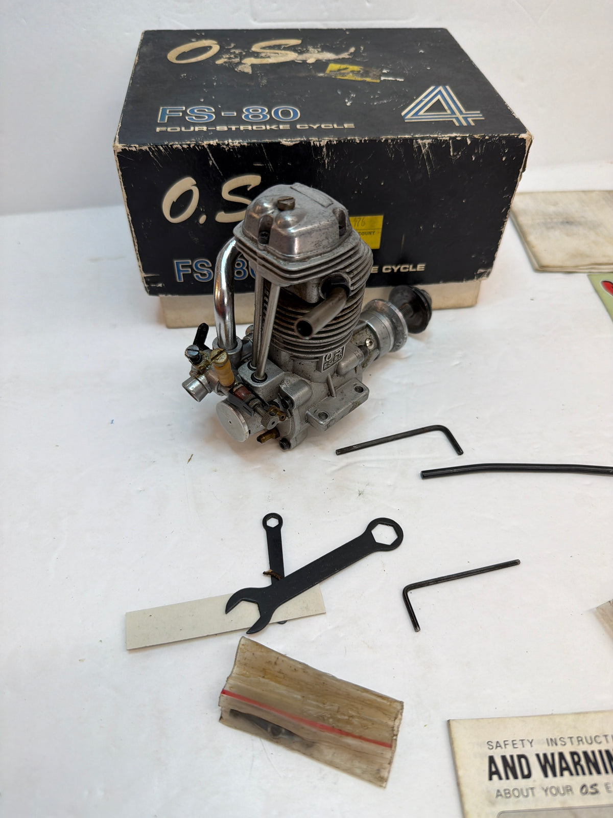 OS FS-80 Surpass Four Stroke Engine 13cc - Second Hand