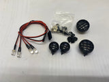 4 Fog style lights (2 Sizes) with LEDs