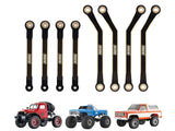 Injora Black brass high clearance links for fcx24M (Box 10)