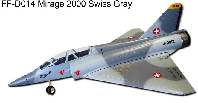 FlyFly Hobby Mirage-2000 PNP Swiss Gray (Jet +EDF +gear)