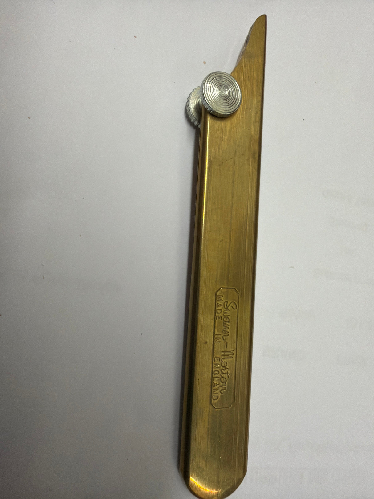 Swann Morton Brass Craft Tool Handle