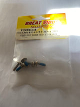 Great Vigor Screw 4x12mm with Washer head and thread lock coated (Pack of 5) (Box11)