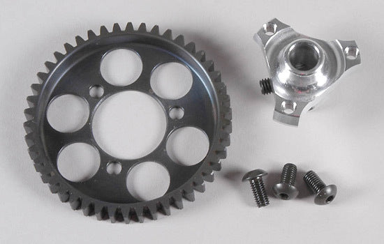 FG Modellsport RC Car Spares Steel Gearwheel 48T W/Adapter (Set) 06493 (BOX 82)