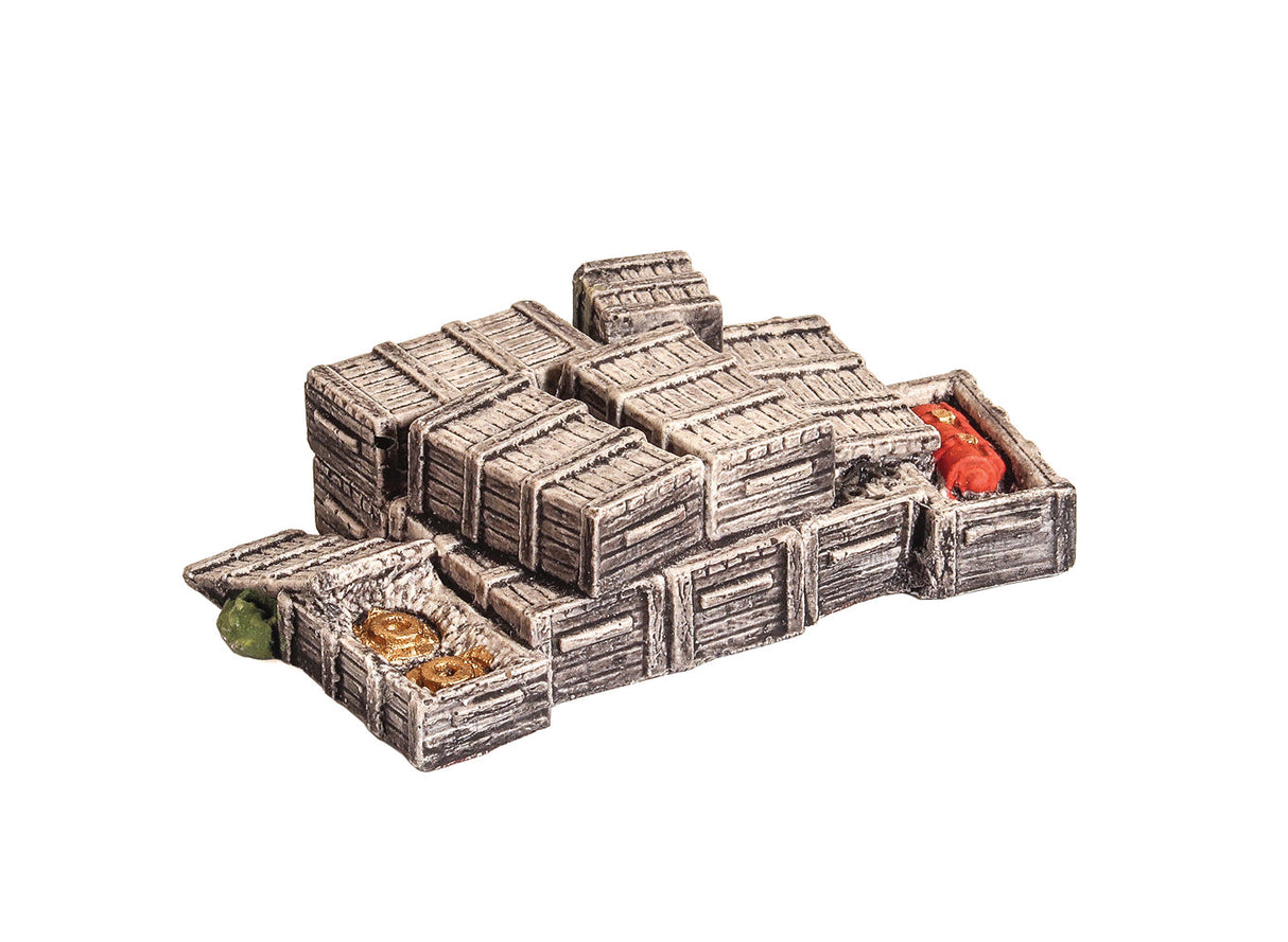 Unloaded Cargo Crates (Open & Closed)