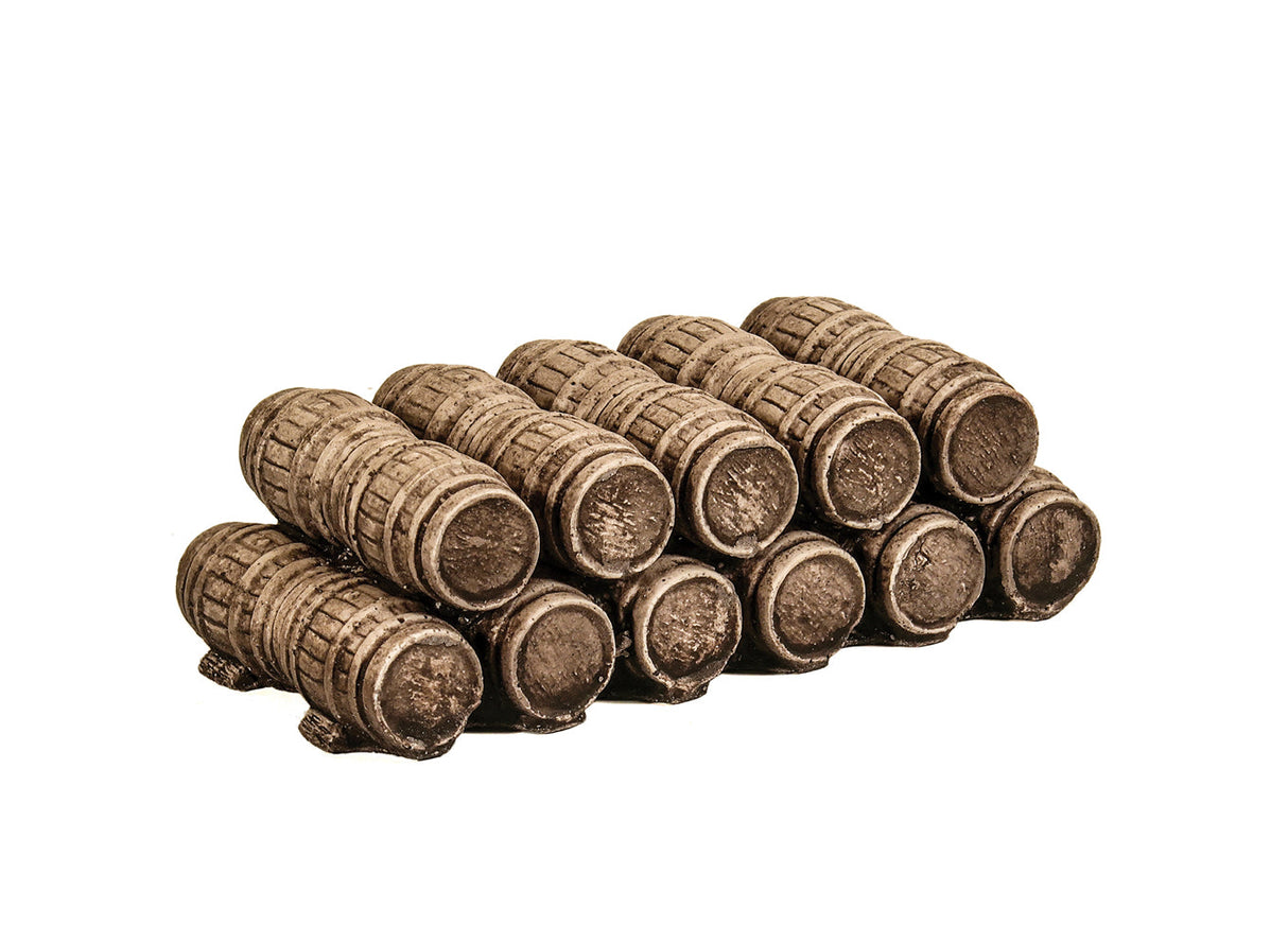 Double Row Of Oak Casks