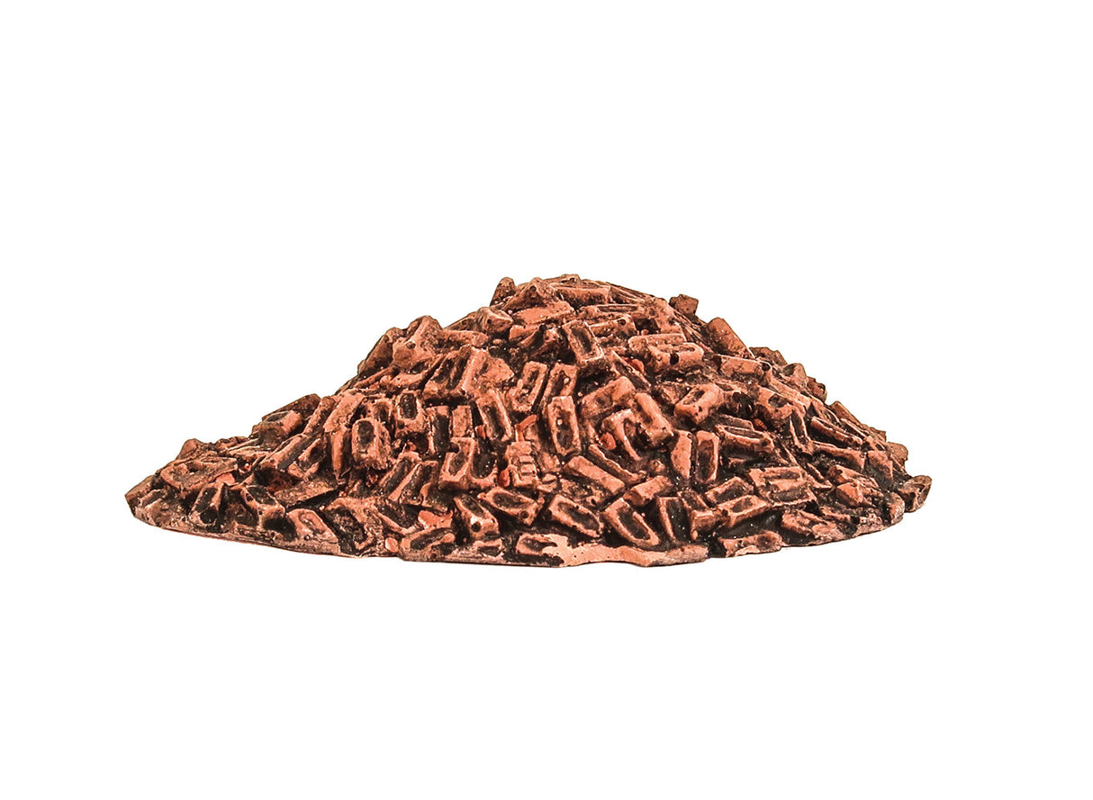 Pile of Loose Red Bricks