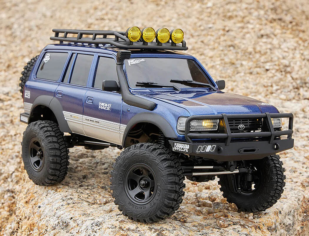 FMS FCX 1/18 TOYOTA LC80 RTR SCALER - BLUE - EX DEMONSTRATOR MODEL
