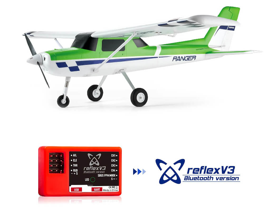 FMS 1220MM RANGER EP PNP GREEN WITH REFLEX V3