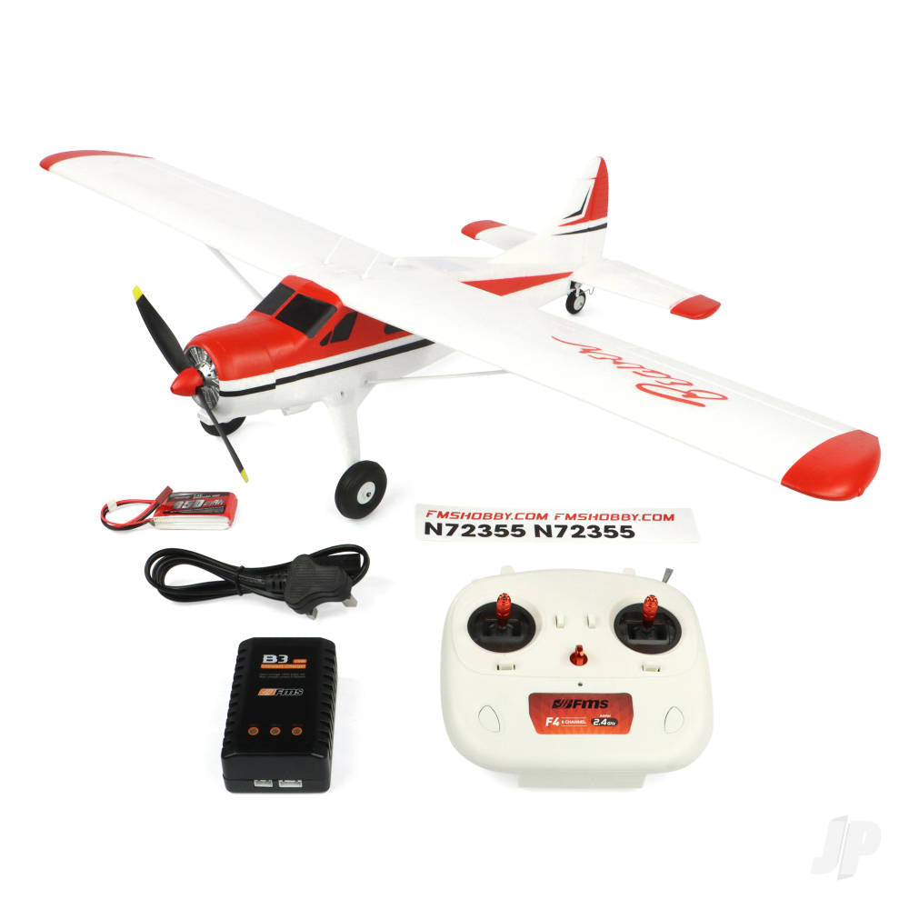 FMS Beaver RTF 0.8m / 800mm - Mode 2 (with Reflex V3 & GPS) Red