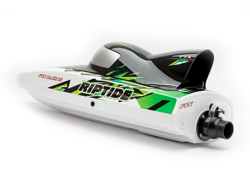 FTX RIPTIDE TURBOJET BRUSHLESS R/C SPEED BOAT 41CM - GREEN