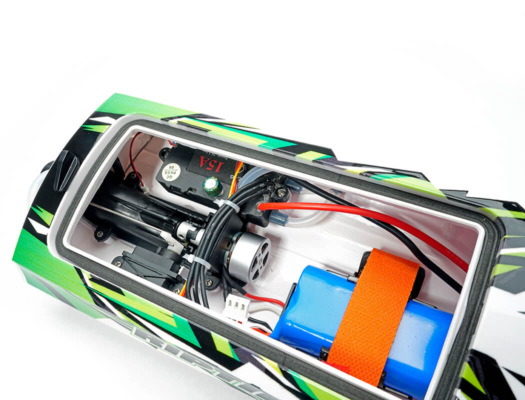 FTX RIPTIDE TURBOJET BRUSHLESS R/C SPEED BOAT 41CM - GREEN