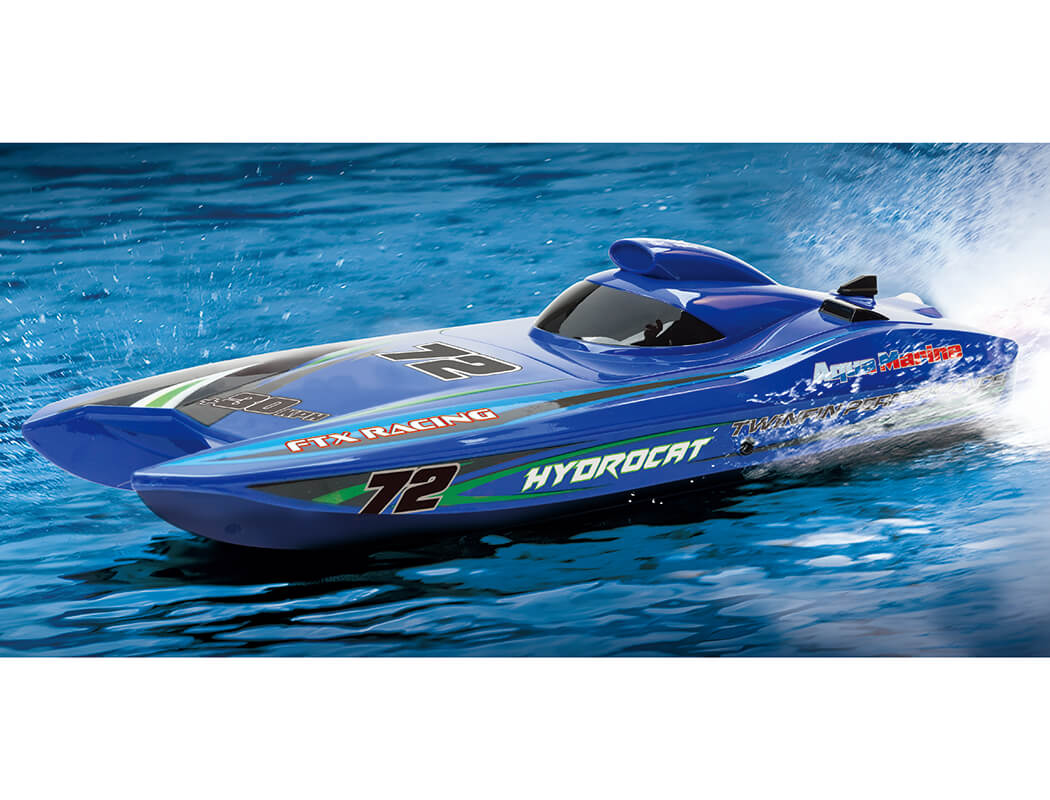 FTX HYDROCAT BRUSHLESS 3S R/C TURBOJET SPEEDBOAT 40CM - BLUE