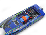 FTX HYDROCAT BRUSHLESS 3S R/C TURBOJET SPEEDBOAT 40CM - BLUE