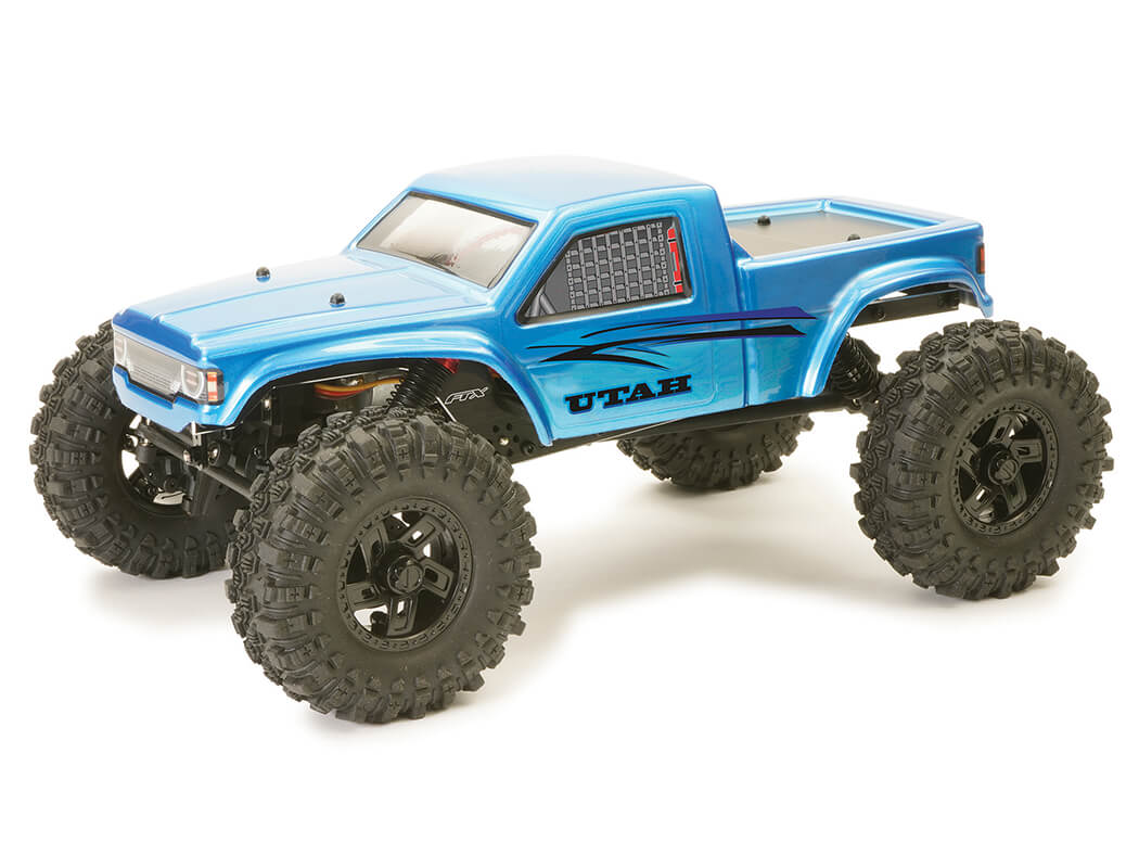 FTX UTAH 1:18 BRUSHED COMP LOW PROFILE RTR CRAWLER - BLUE