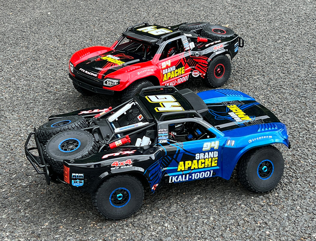 FTX GRAND APACHE 1/7 BRUSHLESS 8S TROPHY TRUCK - BLUE