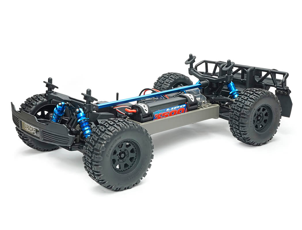 FTX APACHE 2.0 1/10 BRUSHLESS TROPHY TRUCK RTR - BLUE