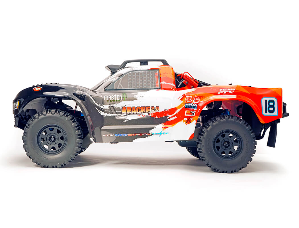 FTX APACHE 2.0 1/10 BRUSHLESS TROPHY TRUCK RTR - RED