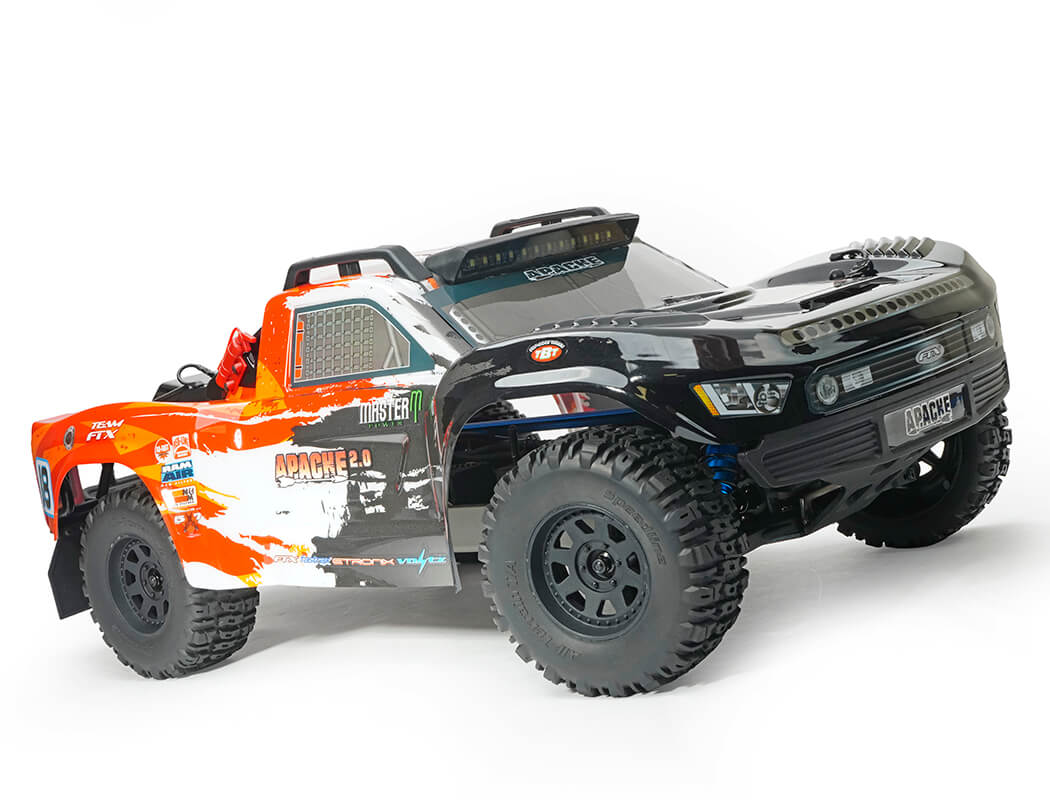 FTX APACHE 2.0 1/10 BRUSHLESS TROPHY TRUCK RTR - RED