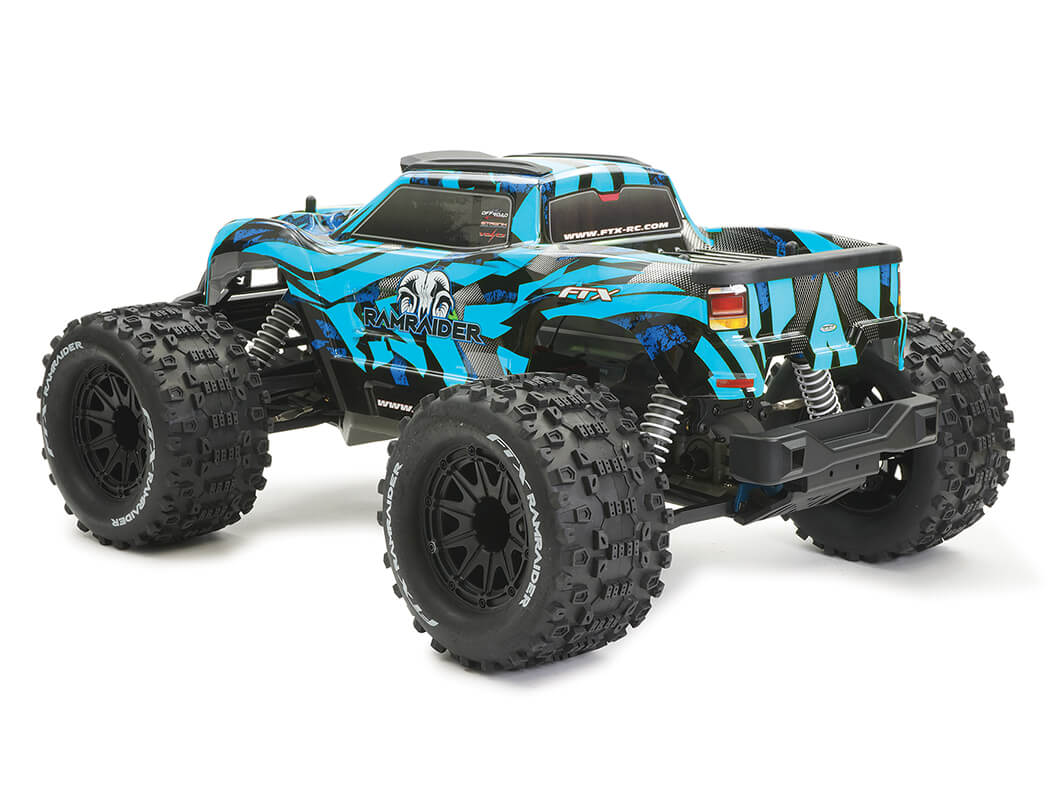 FTX RAMRAIDER 1/10 BRUSHED MONSTER TRUCK RTR - SKY/BLUE