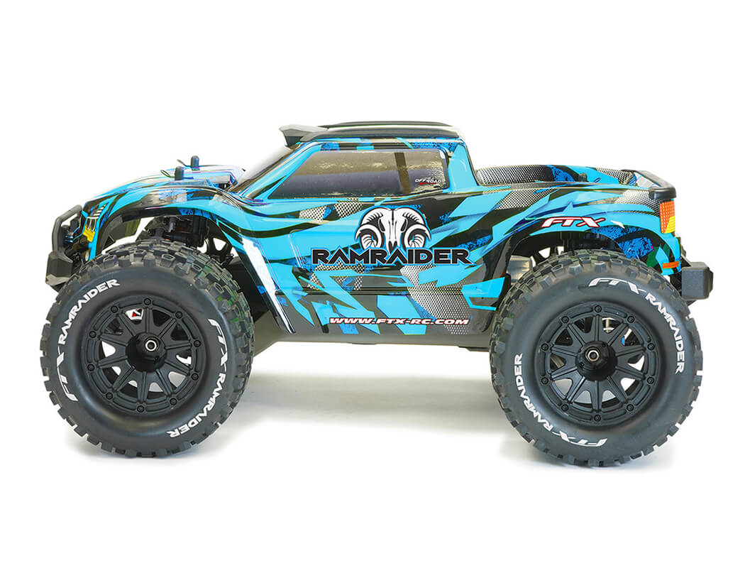 FTX RAMRAIDER 1/10 BRUSHED MONSTER TRUCK RTR - SKY/BLUE