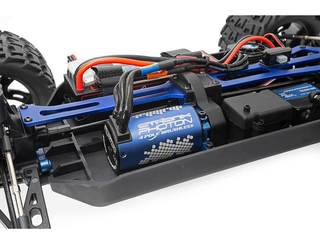 FTX KHAOS 1/10 BRUSHLESS 4WD TRUGGY RTR WITH 3S LIPO AND CHARGER - Purple