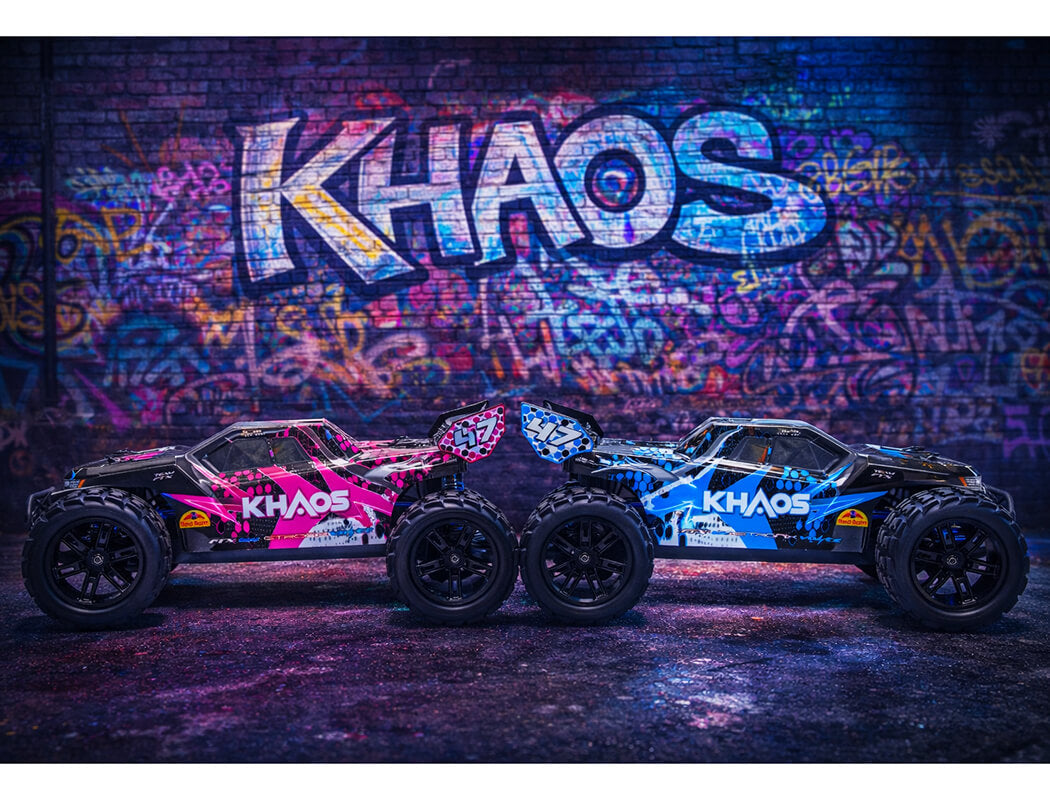 FTX KHAOS 1/10 BRUSHLESS 4WD TRUGGY RTR WITH 3S LIPO AND CHARGER - Purple