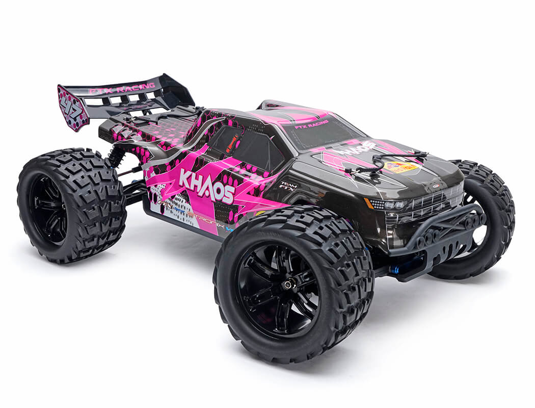 FTX KHAOS 1/10 BRUSHLESS 4WD TRUGGY RTR WITH 3S LIPO AND CHARGER - Purple