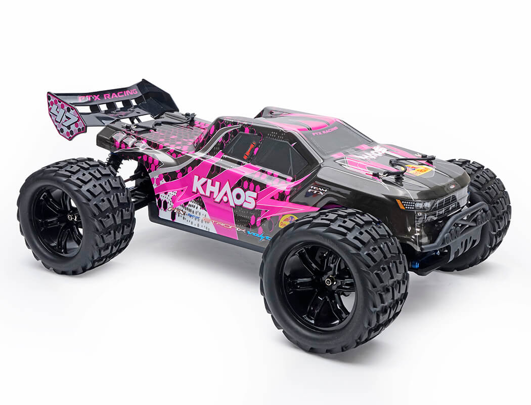 FTX KHAOS 1/10 BRUSHLESS 4WD TRUGGY RTR WITH 3S LIPO AND CHARGER - Purple