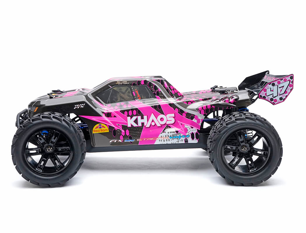 FTX KHAOS 1/10 BRUSHLESS 4WD TRUGGY RTR WITH 3S LIPO AND CHARGER - Purple
