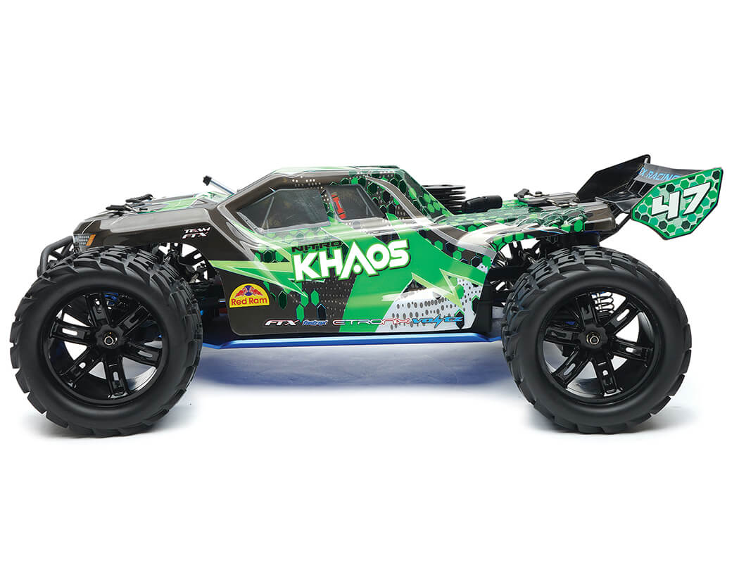 FTX KHAOS 1/10 NITRO 4WD TRUGGY RTR WITH .21 ENGINE GREEN