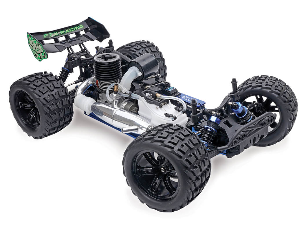 FTX KHAOS 1/10 NITRO 4WD TRUGGY RTR WITH .21 ENGINE GREEN
