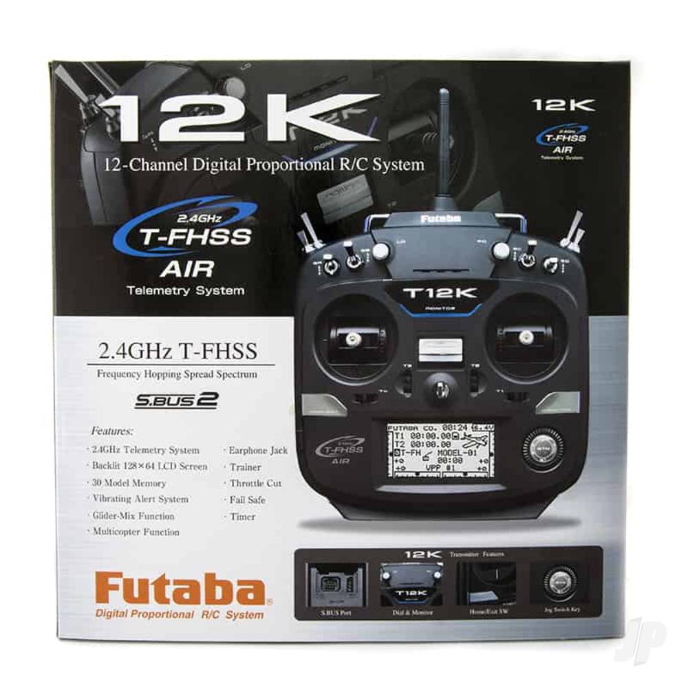 Futaba 12K 12-channel Air Radio with R3008SB Rx Mode 2