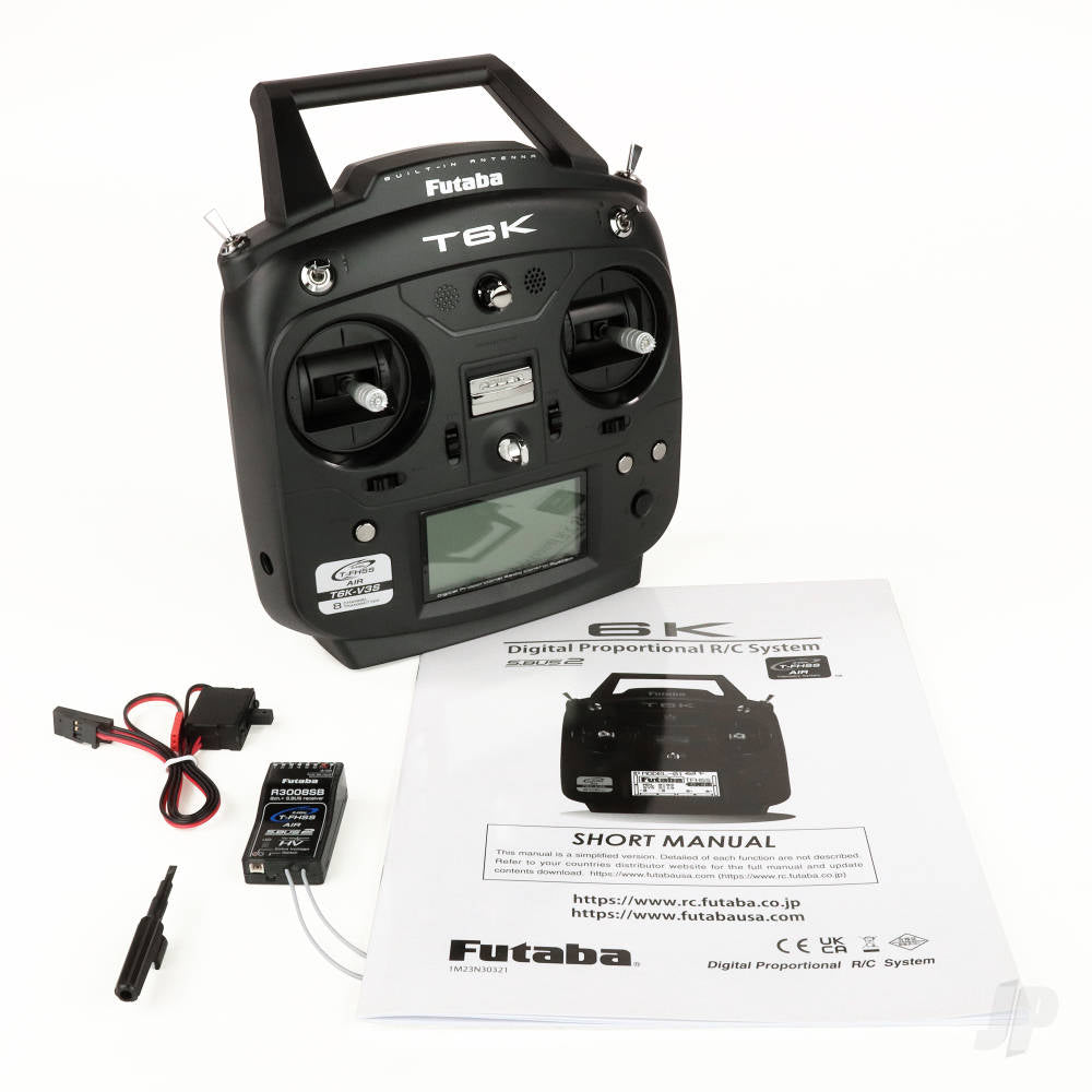 Futaba 6K 8-Channel Air Radio with R3008SB Rx Mode 1