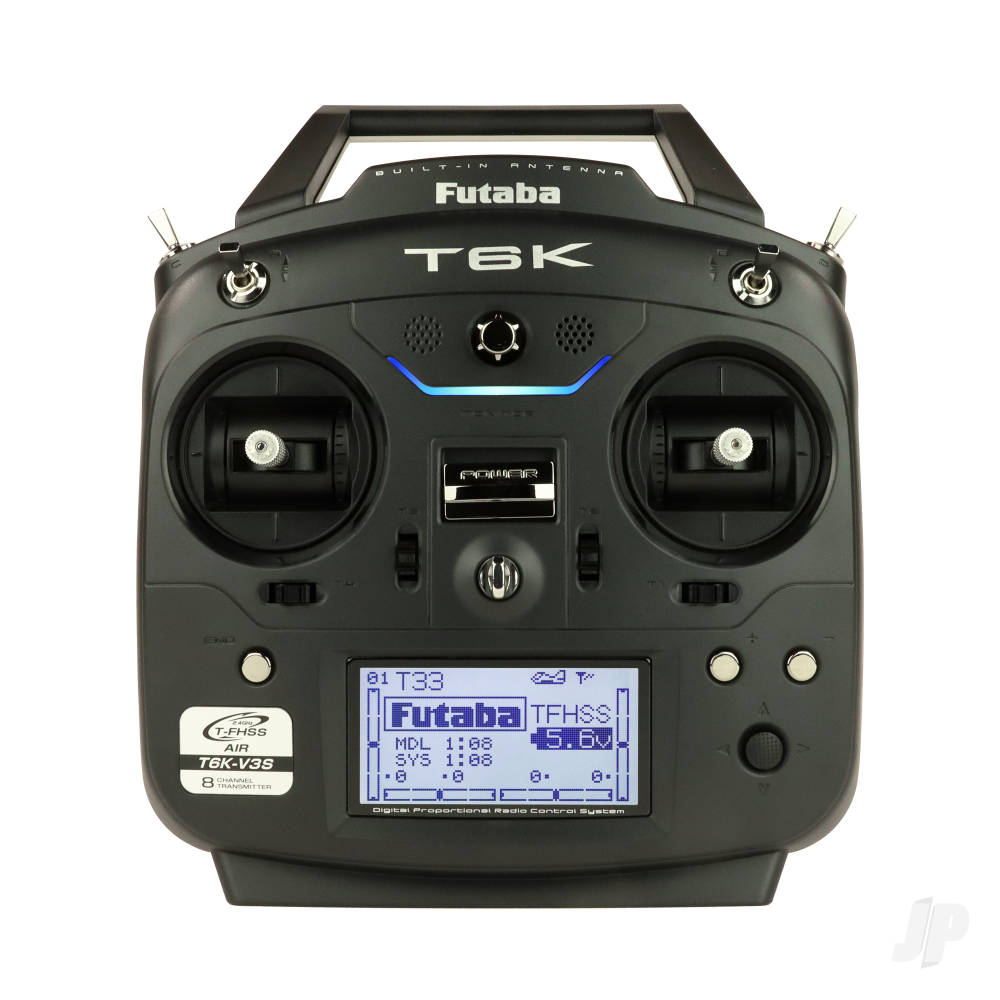 Futaba 6K 8-Channel Air Radio with R3008SB Rx Mode 1