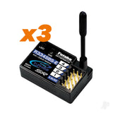 Futaba T4PM Plus 4-Channel Surface Radio with 3x R334SBS-E Rx