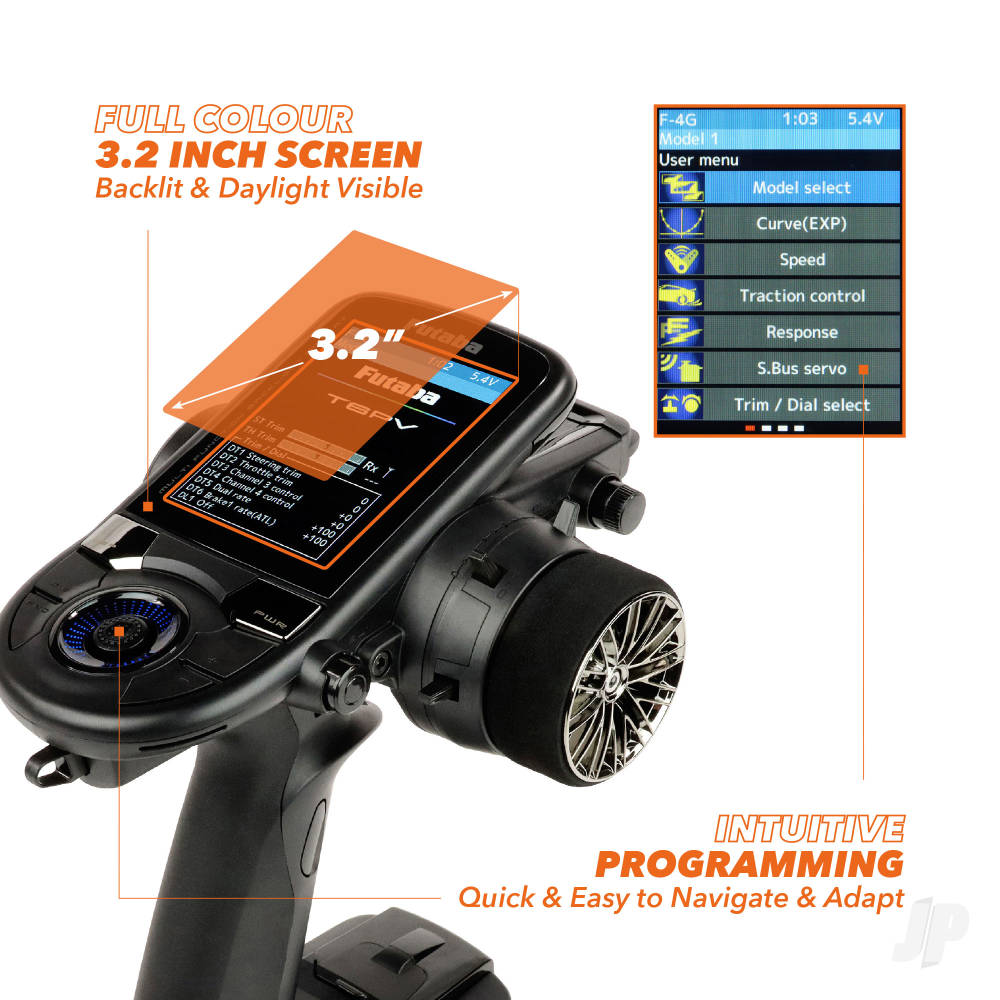 Futaba T6PV 6-Channel Surface Radio with R404SBS Rx