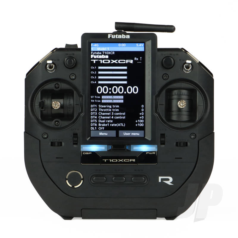 Futaba T10XCR 10-Channel Surface Radio with R404SBS Rx