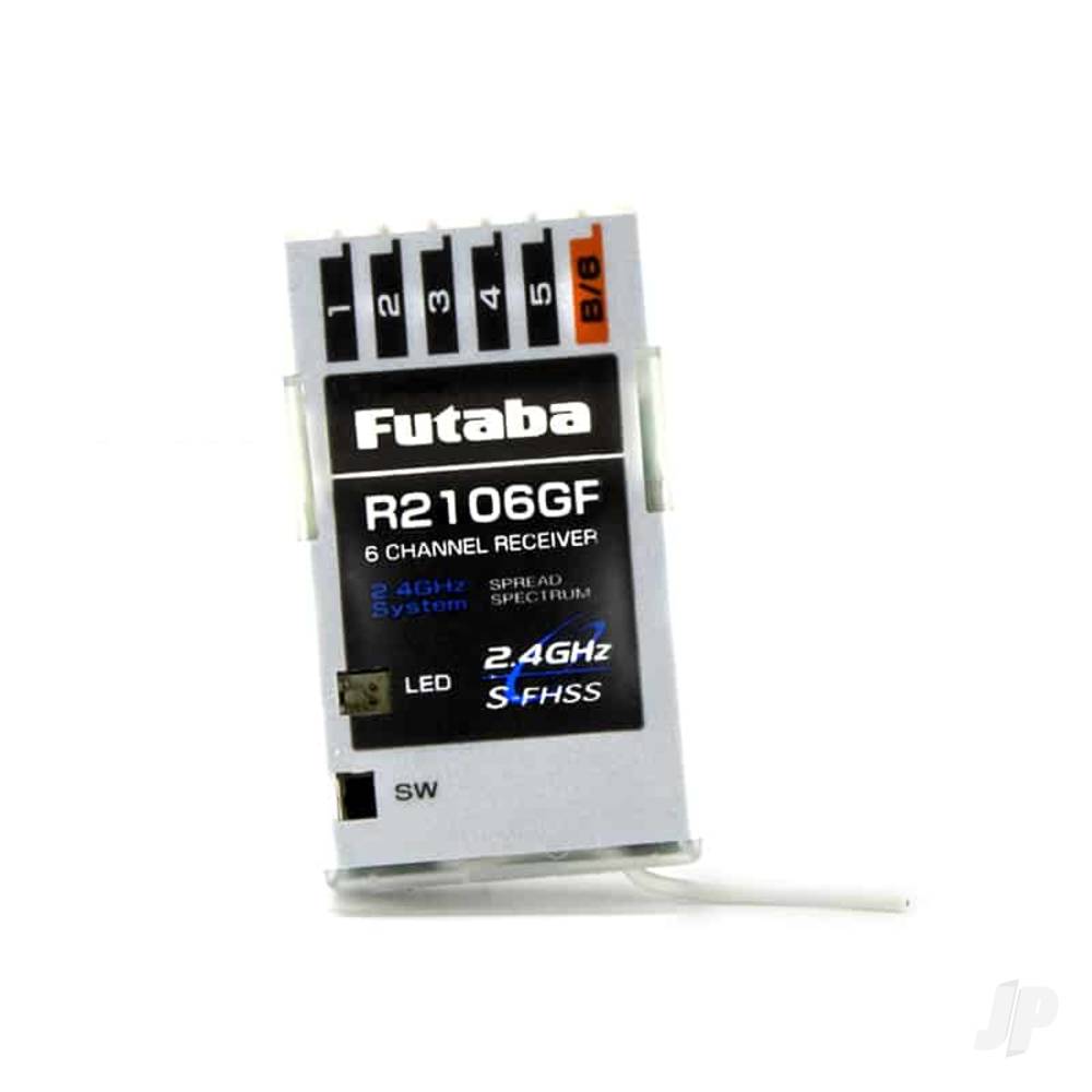 Futaba R2106GF 6ch Micro Receiver 2.4GHz FHSS (Air) (P-R2106GF/2-4G)  - SECOND HAND
