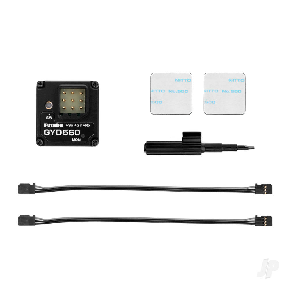 Futaba GYD560 Drift Car Steering Gyro Aluminium (Wireless Adjust)