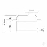 Futaba S-A601 Coreless Digital Servo PWM/S.Bus2 41kg 0.11s 4.8 - 7.4V