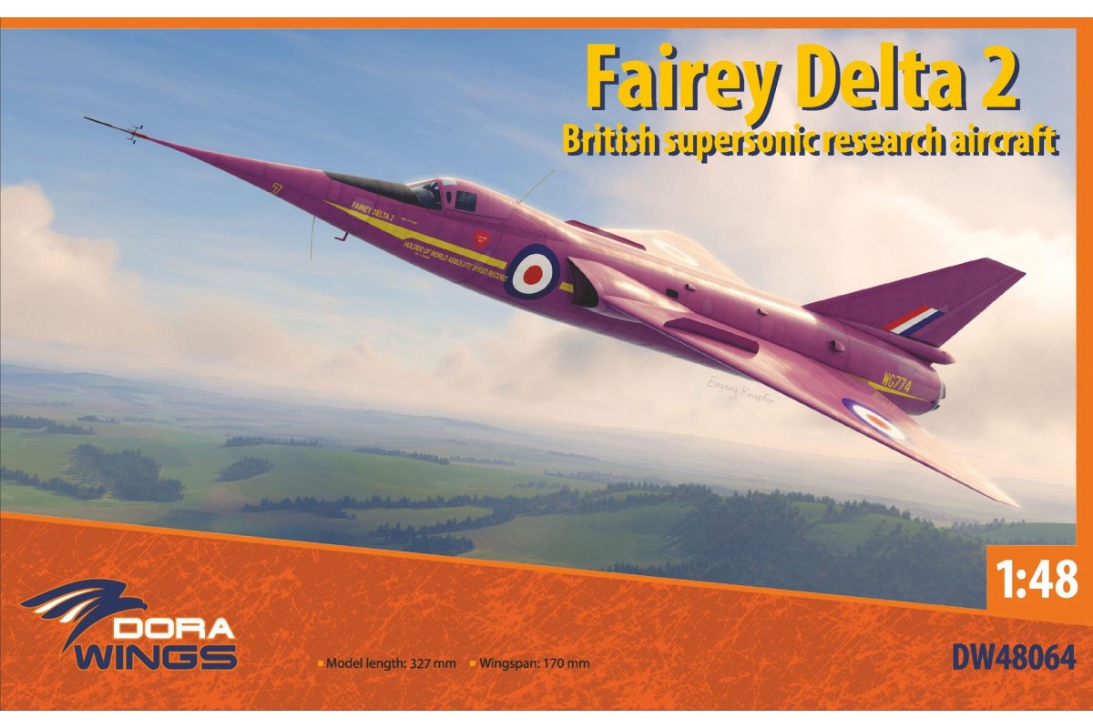 Dora Wings 1/48 Fairey Delta 2 Kit DW48064