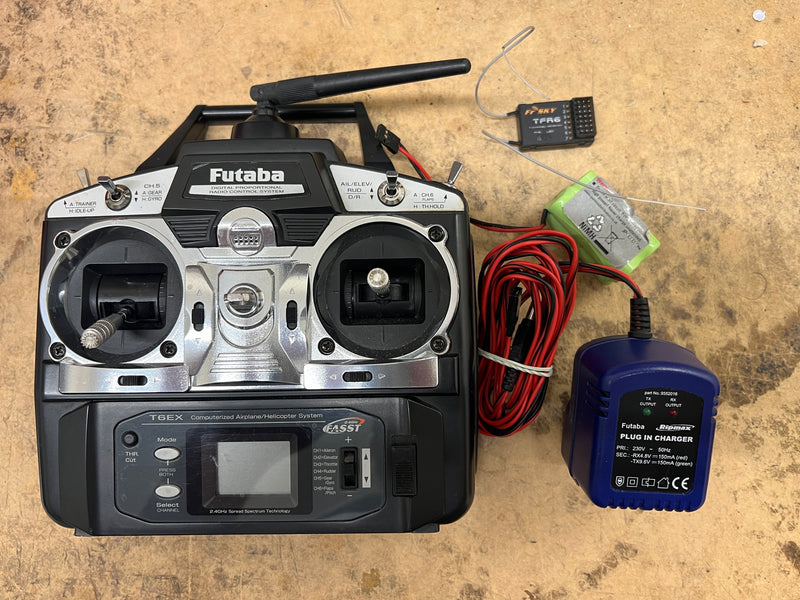Futaba 6EX 2.4ghz Transmitter with FrSky 6ch Receiver - SECOND HAND