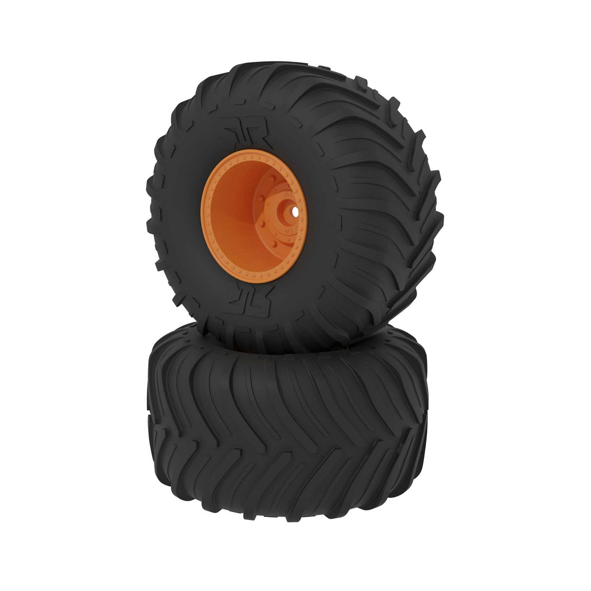ARRMA dBoots Chevron MT Tire Set Glued Orange
