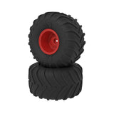 ARRMA dBoots Chevron MT Tire Set Glued Red